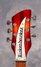 Apr 1966 Rickenbacker 365/6 O.S., Fireglo: Headstock