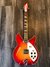 Rickenbacker 360/6 CB Checkered Binding, Fireglo: Full Instrument - Front