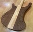 Jul 2020 Rickenbacker 4003/4 , Natural Walnut: Body - Rear
