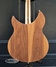 Aug 2020 Rickenbacker 330/6 , Natural Walnut: Body - Rear