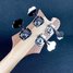 Rickenbacker 4003/4 , Natural Walnut: Headstock - Rear