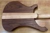 Aug 2020 Rickenbacker 4003/4 S, Natural Walnut: Body - Rear