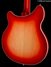 Aug 2020 Rickenbacker 360/6 , Fireglo: Body - Rear