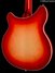 Aug 2020 Rickenbacker 360/6 , Fireglo: Body - Rear