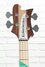 Rickenbacker 4003/4 AC Al Cisneros model, Natural Walnut: Headstock