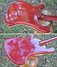 Aug 1977 Rickenbacker 4001/4 , Burgundy: Body - Rear