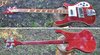 Rickenbacker 4001/4 , Burgundy: Full Instrument - Rear