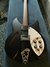 Rickenbacker 330/6 , Matte Black: Close up - Free