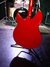 Oct 1991 Rickenbacker 340/6 , Ruby: Body - Rear
