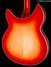 Sep 2020 Rickenbacker 360/12 C63, Fireglo: Body - Rear