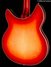 Sep 2020 Rickenbacker 360/12 C63, Fireglo: Body - Rear
