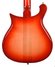 Jun 2020 Rickenbacker 620/6 , Fireglo: Body - Rear