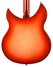 Aug 2020 Rickenbacker 330/6 , Fireglo: Body - Rear