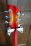 Rickenbacker 360/6 CB Checkered Binding, Amber Fireglo: Headstock - Rear