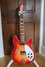 Rickenbacker 360/6 CB Checkered Binding, Amber Fireglo: Full Instrument - Front