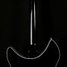 Rickenbacker 1993/12 Plus, Jetglo: Neck - Rear