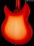 Jan 2021 Rickenbacker 330/6 , Fireglo: Body - Rear