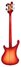 Rickenbacker 4003/4 , Fireglo: Full Instrument - Rear