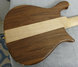 Sep 2004 Rickenbacker 650(LH)/6 Dakota, Natural Walnut: Body - Rear