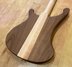 Jan 2021 Rickenbacker 4003/4 S, Natural Walnut: Body - Rear