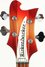 Rickenbacker 4003/4 , Fireglo: Headstock