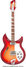 Rickenbacker 381/6 V69, Fireglo: Full Instrument - Front