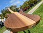 Jul 2019 Rickenbacker 4003/4 AC Al Cisneros model, Natural Walnut: Body - Rear