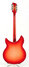 Rickenbacker 360/12 C63, Fireglo: Full Instrument - Rear
