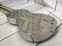 Dec 1936 Rickenbacker NS 100/6 LapSteel, Silver: Body - Rear