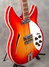 Rickenbacker 4005/4 XC 90th Anniversary, Amber Fireglo: Close up - Free2