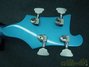 Rickenbacker 4001/4 Mod, Blue: Headstock - Rear