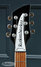 Rickenbacker 620/6 , Jetglo: Headstock