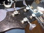 Rickenbacker 4001/4 Mod, Jetglo: Headstock - Rear