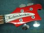 Rickenbacker 4001/4 Mod, Ruby: Headstock