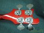 Rickenbacker 4001/4 Mod, Ruby: Headstock - Rear