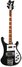 Rickenbacker 4003/4 , Matte Black: Full Instrument - Front