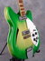 Rickenbacker 365/6 Refin, Greenburst: Close up - Free2