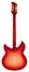 Rickenbacker 330/6 , Fireglo: Full Instrument - Rear