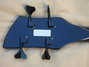 Rickenbacker 2030/4 GF, Jetglo: Headstock - Rear