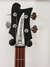 Rickenbacker 4003/4 , Matte Black: Headstock