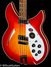 Rickenbacker 4005/4 XC 90th Anniversary, Amber Fireglo: Body - Front