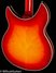 May 2021 Rickenbacker 4005/4 XC 90th Anniversary, Amber Fireglo: Body - Rear