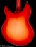 May 2021 Rickenbacker 330/12 , Fireglo: Body - Rear