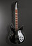 Rickenbacker 381/6 V69, Jetglo: Full Instrument - Front