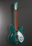 Rickenbacker 330/6 , Turquoise: Full Instrument - Front