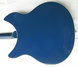 Feb 1982 Rickenbacker 360/6 WB, Azureglo: Body - Rear