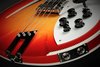 Rickenbacker 4005/4 XC 90th Anniversary, Amber Fireglo: Close up - Free