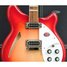Rickenbacker 360/6 , Fireglo: Close up - Free