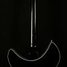 Rickenbacker 1993/12 Plus, Jetglo: Neck - Rear