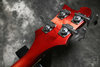 Rickenbacker 4003/4 CB Checkered Binding, Fireglo: Headstock - Rear